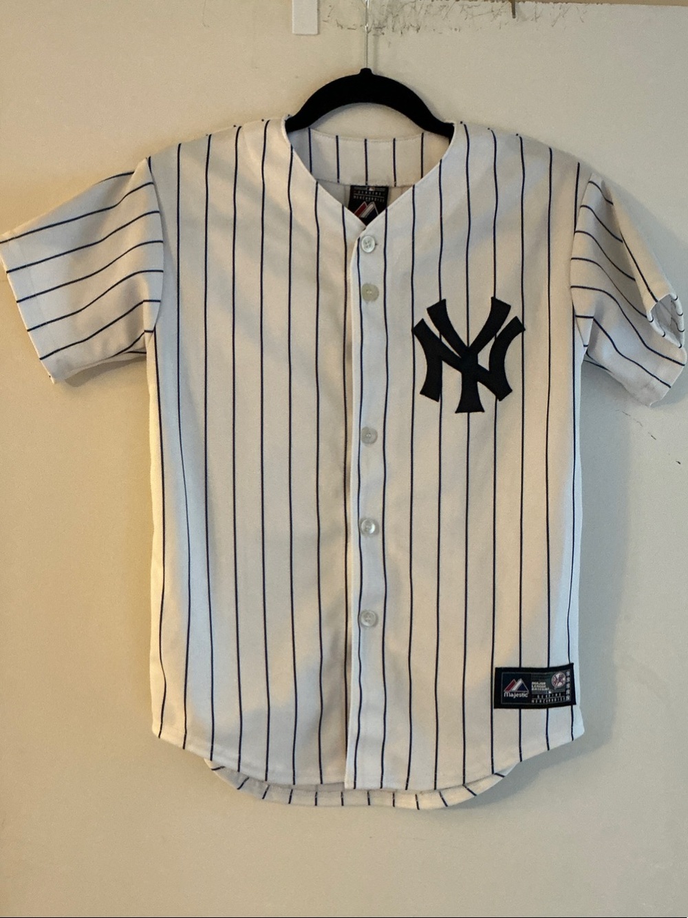 Women’s Medium Derek Jeter #2 New York Yankees Majestic Pinstripe Jersey